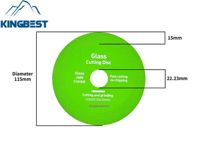 Top Selling Kingbest Glass Cutting Discs 100mm