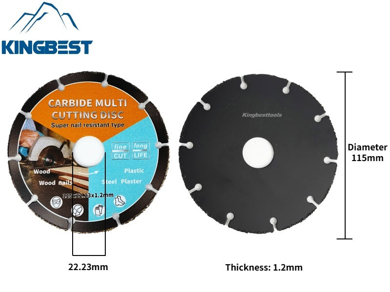 Carbide Multi Cutting Disc Wood Blades PVC Cutting Nails Cutting Plastic Plaster Cutting