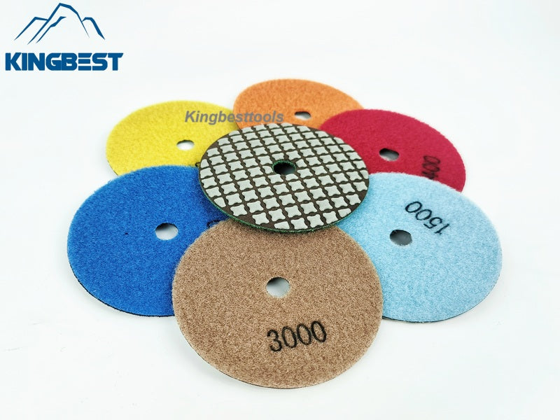 7pcs Dry Polishing Pads Sandpapers For Polishing