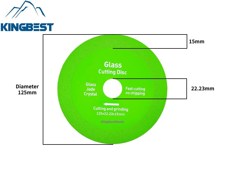 Top Selling Kingbest Glass Cutting Discs 100mm