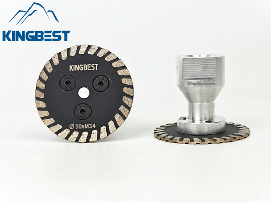 Removable M14 Flange Brazed Diamond Blade 50 Diameter Grinder Engraving Saw Caving Blade