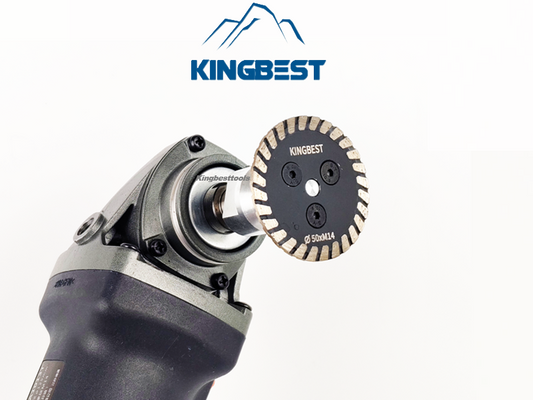 Removable M14 Flange Brazed Diamond Blade 50 Diameter Grinder Engraving Saw Caving Blade