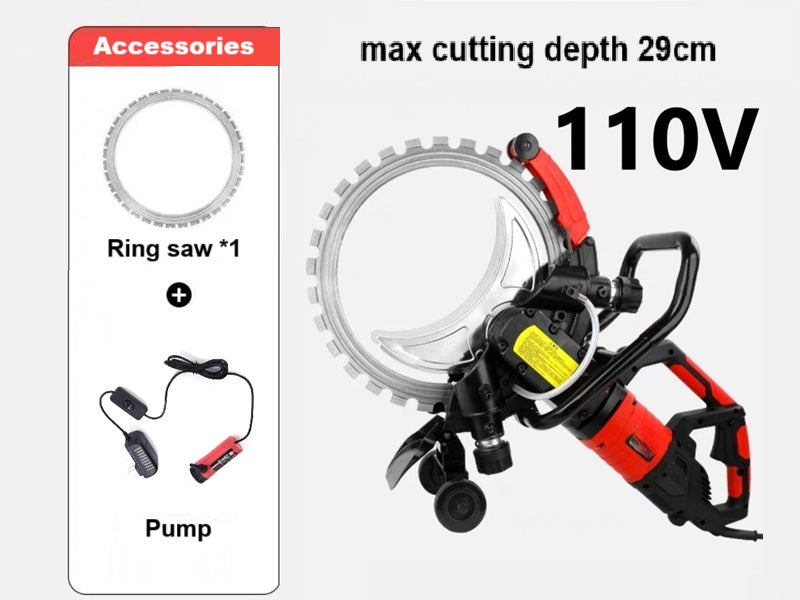 Ring Sawing Wall Machine High Power High Frequency Concrete Circular Saw Cutting Machine 110V/220V Free Shipping