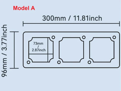 Thickened Aluminum Alloy Mold for Wire Box and Switch Socket Free Shipping A01