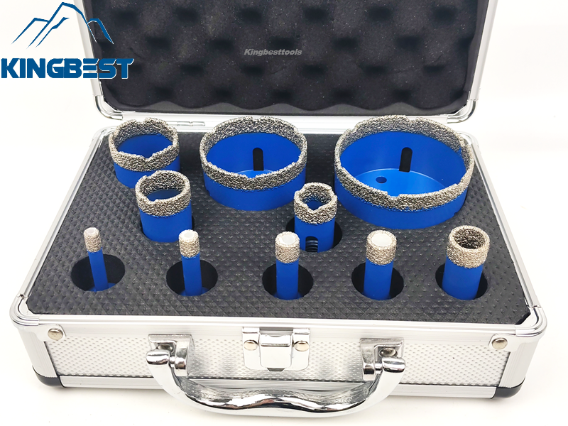 10 pcs Diamond Core Drill Bit Set~Free Shipping A01