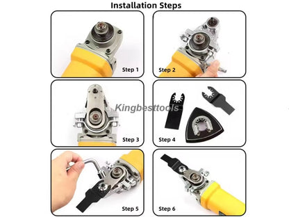 Multifunctional conversion angle grinder Adapter Electric Hand Grinder Conversion Woodworking Tools Retrofitting Accessories-free shipping