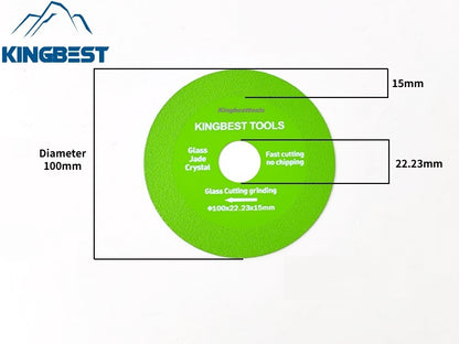Top Selling Kingbest Glass Cutting Discs 100mm
