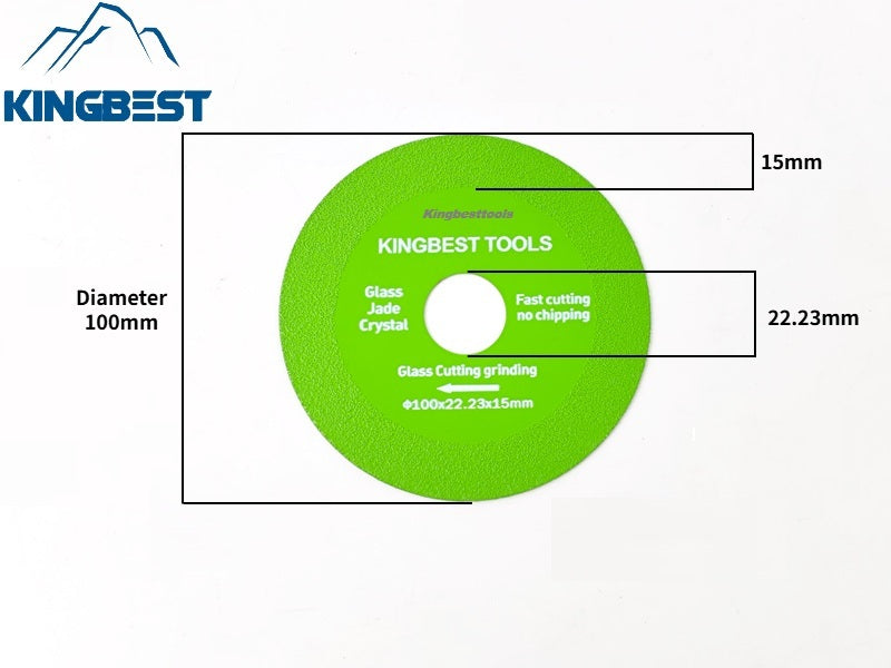 Top Selling Kingbest Glass Cutting Discs 100mm (5 pcs a Set) Free Shipping!