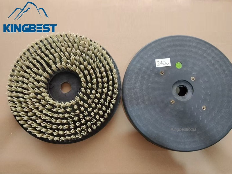 Diamond Brush for Leather Finish Stone Leather Brushes for Granite Stone Marble Floor Cleaning Stone Brushes Stone Abrasive Tools