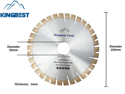 Diamond Saw Blades Silent Blades for CNC Machine to Cut Quartzite