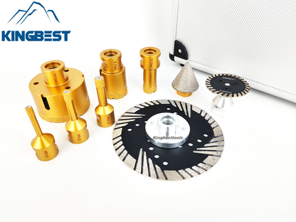 M14 Drilling Bit set 9Pcs Universal Diamond Bit Set for Cutting and Grinding-Free Shipping