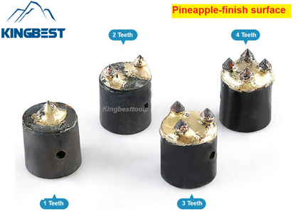 Pneumatic Hammer Bush Hammered Head Pipe Apple Head Chiseled Head For Stone Cement Concrete
