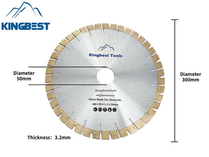 Diamond Saw Blades Silent Blades for CNC Machine to Cut Quartzite