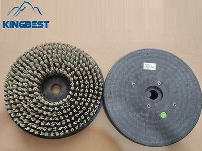 Diamond Brush for Leather Finish Stone Leather Brushes for Granite Stone Marble Floor Cleaning Stone Brushes Stone Abrasive Tools