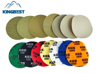 KGS Dry Polishing Pads Sandpaper for Granite Marble Polshing