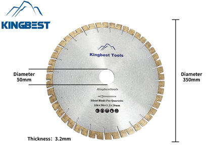 Diamond Saw Blades Silent Blades for CNC Machine to Cut Quartzite