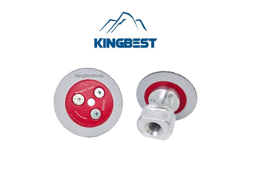 50mm Diameter Brazed Diamond Blade with Removable Flange