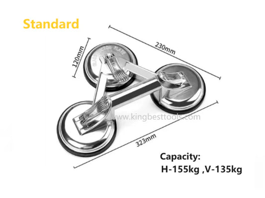 Air Pump Vacuum Suction Cups Sucker Durable Heavy Duty Hand Plate With Handle