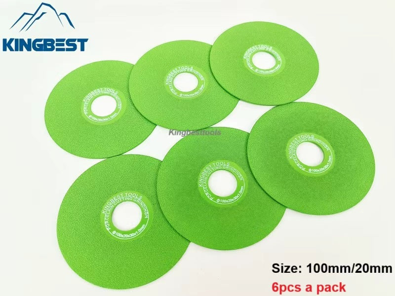 Green Disc For Porcelain 100mm (6pcs a pack) - Free Shipping