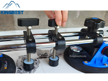 Air Pump Suction Cups Adjustable Vacuum Leveler Countertop Joint Leveler Seamless Splicing Tool Removable Multifunctional Suction Cups