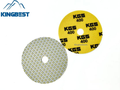 KGS Dry Polishing Pads Stone Sandpaper for Granite Marble Quartzite Polishing