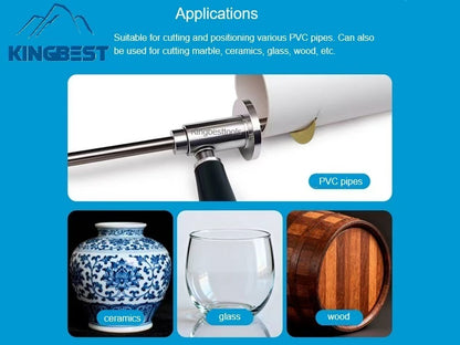 Pipe Cutting Positioning Pipe locator Adjustable Extension Connecting Rod Cutting Pipe PVC-Free Shipping A01A02