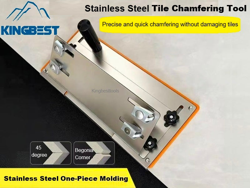 45-Degree Plate Beveling Bracket Chamfering Bracket for Mica Cutting Machine Stainless Steel Multifunctional Plate-Free Shipping