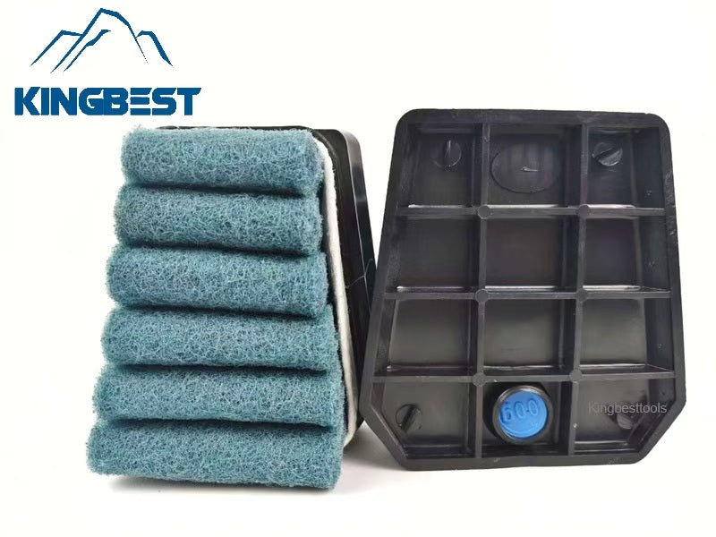 Trapezoid matte brush Frankfurt sponge brush Horseshoe-shaped matte fibre brush