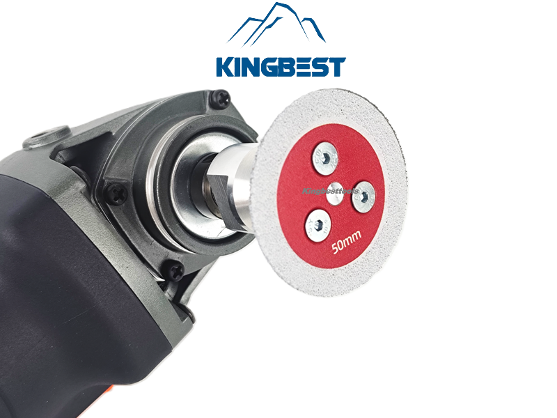 50mm Diameter Brazed Diamond Blade with Removable Flange
