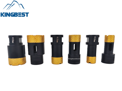 M14 Golden Widened Brazed Diamond Core Drill Bit 8-60mm