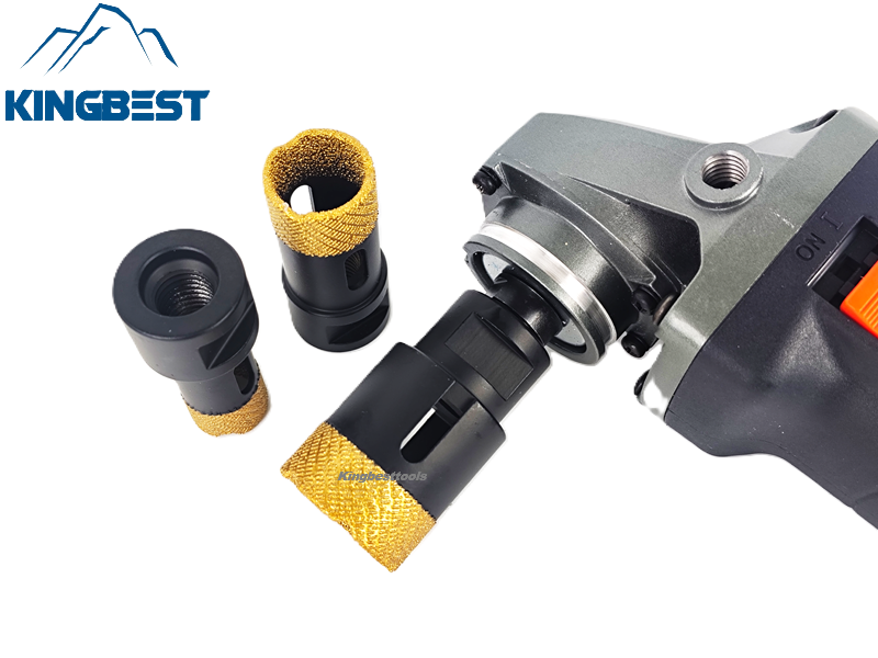 M14 Golden Widened Brazed Diamond Core Drill Bit 8-60mm