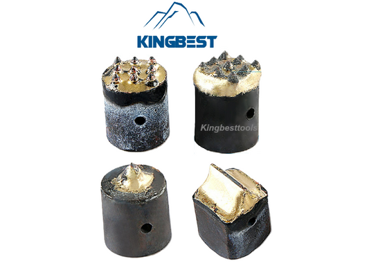 Pneumatic Hammer Bush Hammered Head Pipe Apple Head Chiseled Head For Stone Cement Concrete