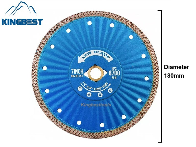 Super Thin Porcelain Tiles Cutting Disc Saw Blades Dry and Wet Cutting