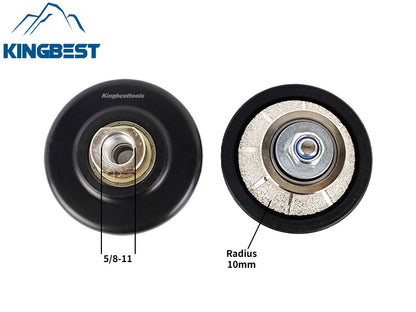 Diamond Grinding Wheel for Stone Edge Grinding with Thread M14 or 5/8-11