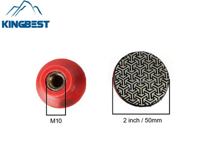 2 Inch Electroplated Diamond Polishing Pad One-piece Grinding Discs