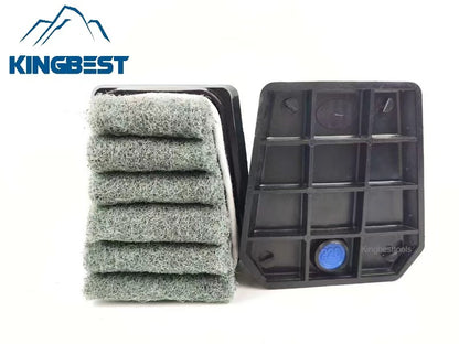 Trapezoid matte brush Frankfurt sponge brush Horseshoe-shaped matte fibre brush