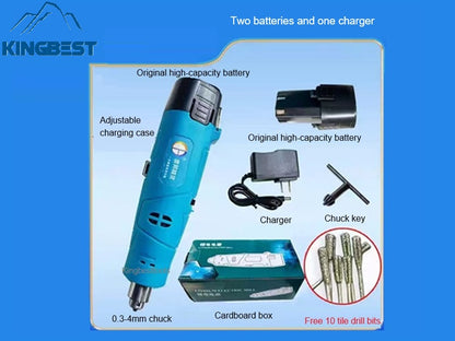 Electric Grinder for Tile Drilling and Hollow Repair Handheld Drilling and Grinding Machine-Free Shipping