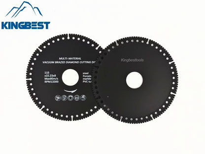 Multi-material Vacuum Brazed Diamond Cutting Disc for Steel Porcelain Marble Pvc Tube