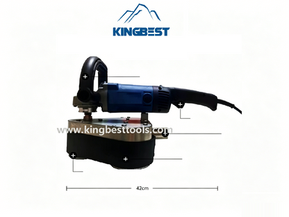 3 Heads Handheld Grinder with 3 Heads for Concrete Floor Free Shipping