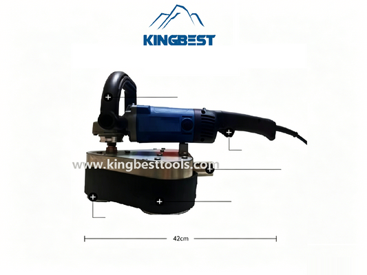 3 Heads Handheld Grinder with 3 Heads for Concrete Floor Free Shipping