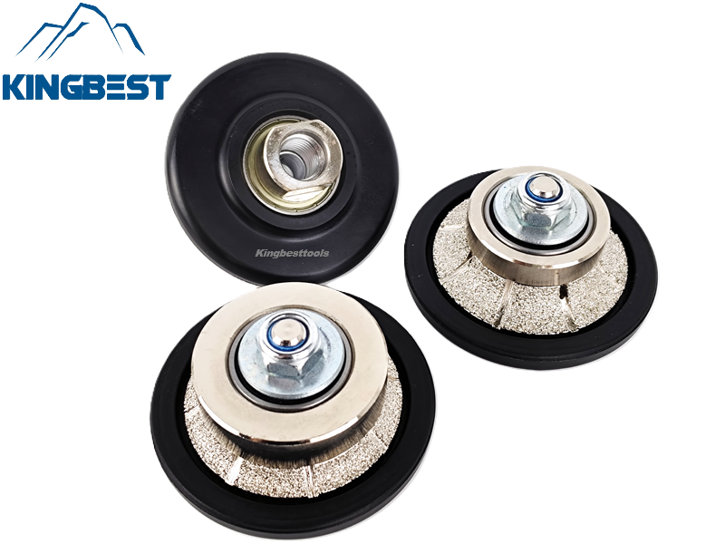Diamond Grinding Wheel for Stone Edge Grinding with Thread M14 or 5/8-11
