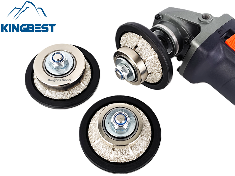 Diamond Grinding Wheel for Stone Edge Grinding with Thread M14 or 5/8-11