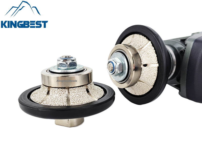 Diamond Grinding Wheel for Stone Edge Grinding with Thread M14 or 5/8-11