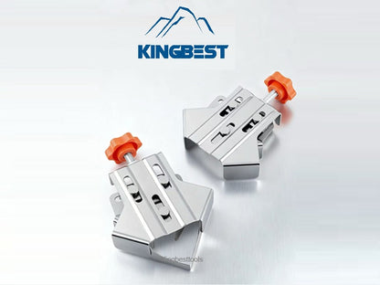 90-Degree Clamp Multifunctional Stainless Steel Clamp for Woodworking Used for Splicing and Assembling Wooden Boards and Cabinets