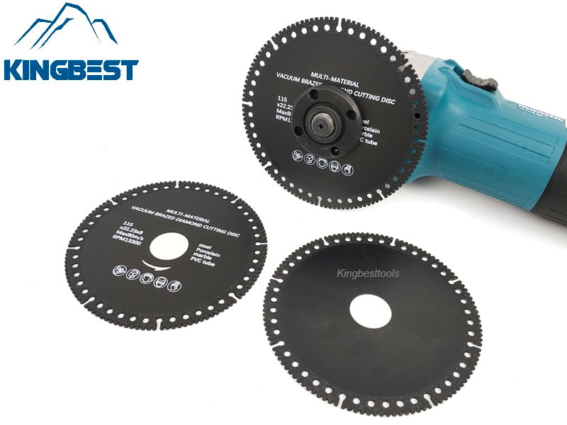Multi-material Vacuum Brazed Diamond Cutting Disc for Steel Porcelain Marble Pvc Tube