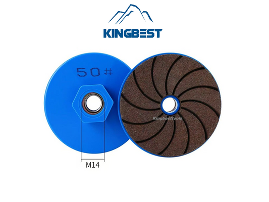 80mm Blue Polishing Pad 3 Inch Resin Edge Grinding Wheel M14