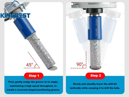 6mm-12mm Edge Repair Bits for Grinder M10