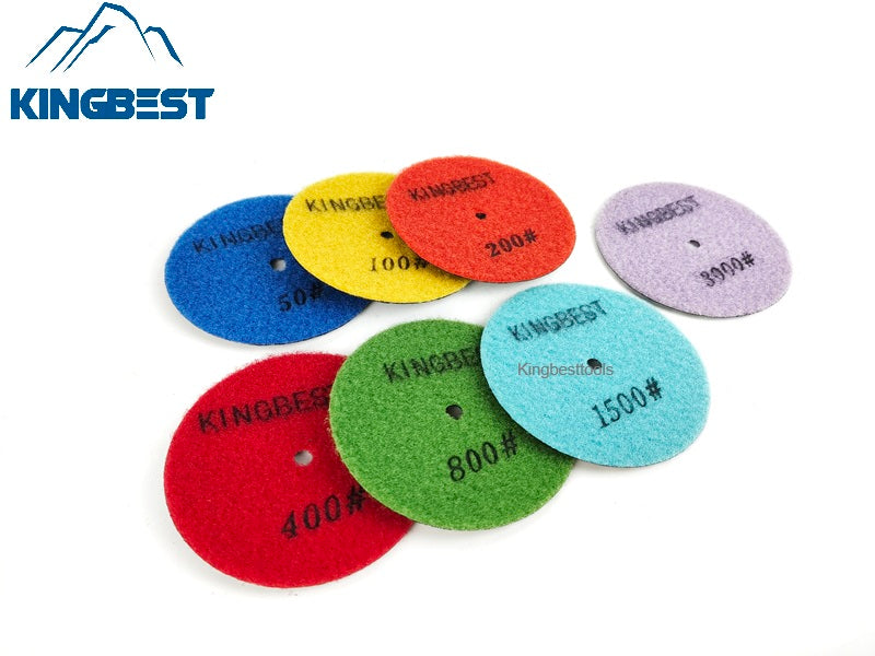 7pcs Dry Polishing Pads Sandpapers For Polishing