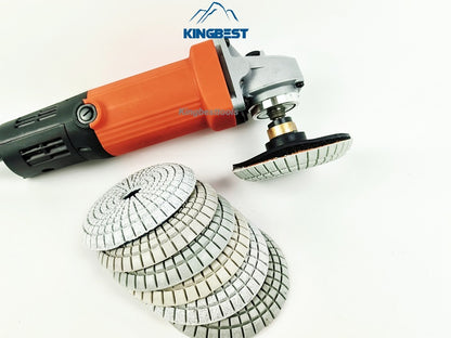 7 step Bowl-shaped Wet Polishing Pad 100mm