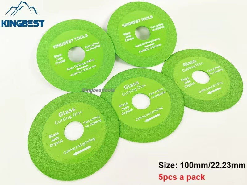 Top Selling Kingbest Glass Cutting Discs 100mm (5 pcs a pack) Free Shipping!